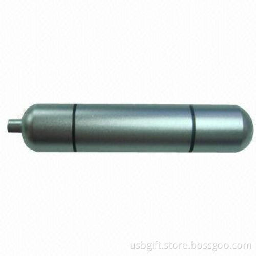 USB flash disk, 4GB capacity, metal bottle, for promotional gift